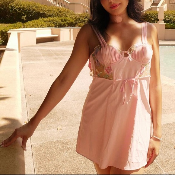 FOR LOVE & LEMONS Pastel Watercolor Rose Dress - Picture 15 of 16